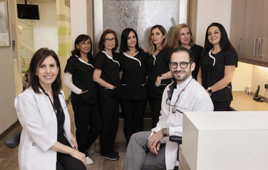 Dr. Mehdi Adibrad, Dr. Neda Kadivar, and the MiNa Family Dentistry team