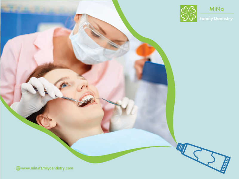Patient receiving comfortable root canal therapy at MiNa Family Dentistry in Thornhill