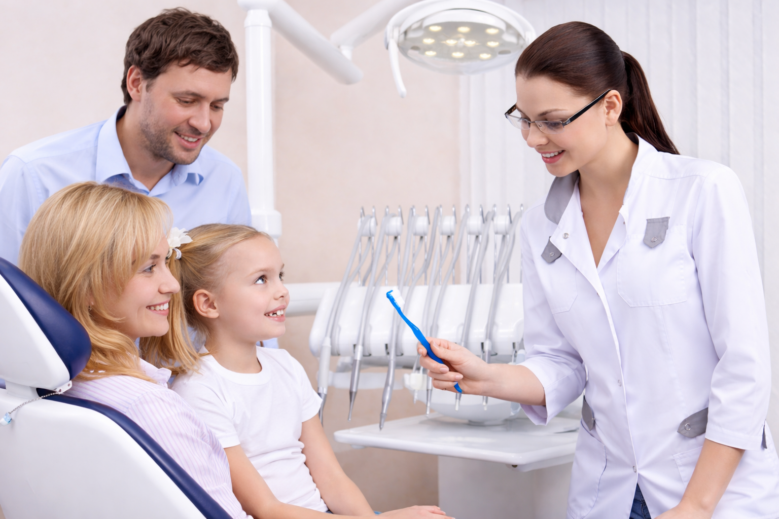 Family visit to mina family dentistry